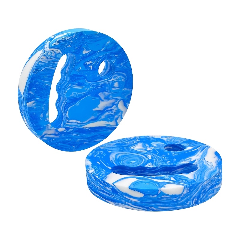 TEMU 2pcs Set Of Eva Foam Water Sports Discs, Weighted Handheld Swimming Discs, Suitable For Pool Aerobic Fitness And Resistance Training