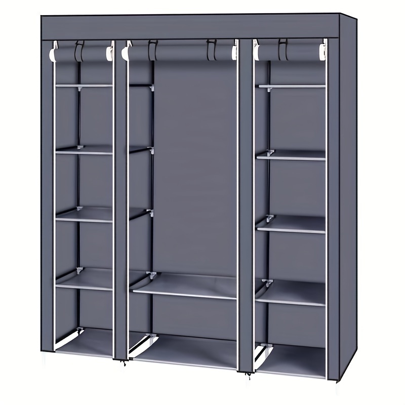 

5 12 Compartments Lid, 25mm Thickened Steel , Clothing , Can A Of Clothes . Metal For Closet