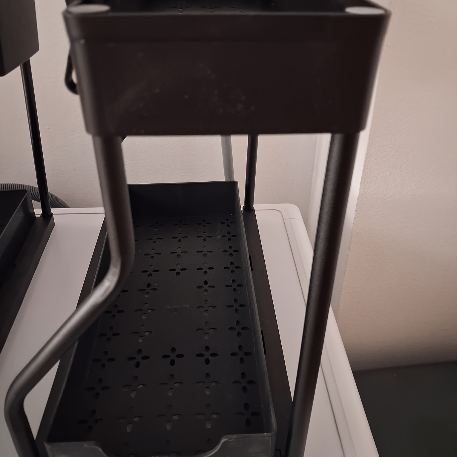 Image of Black Pull-out Under Sink Organizer Racb, Storage Drawer Units