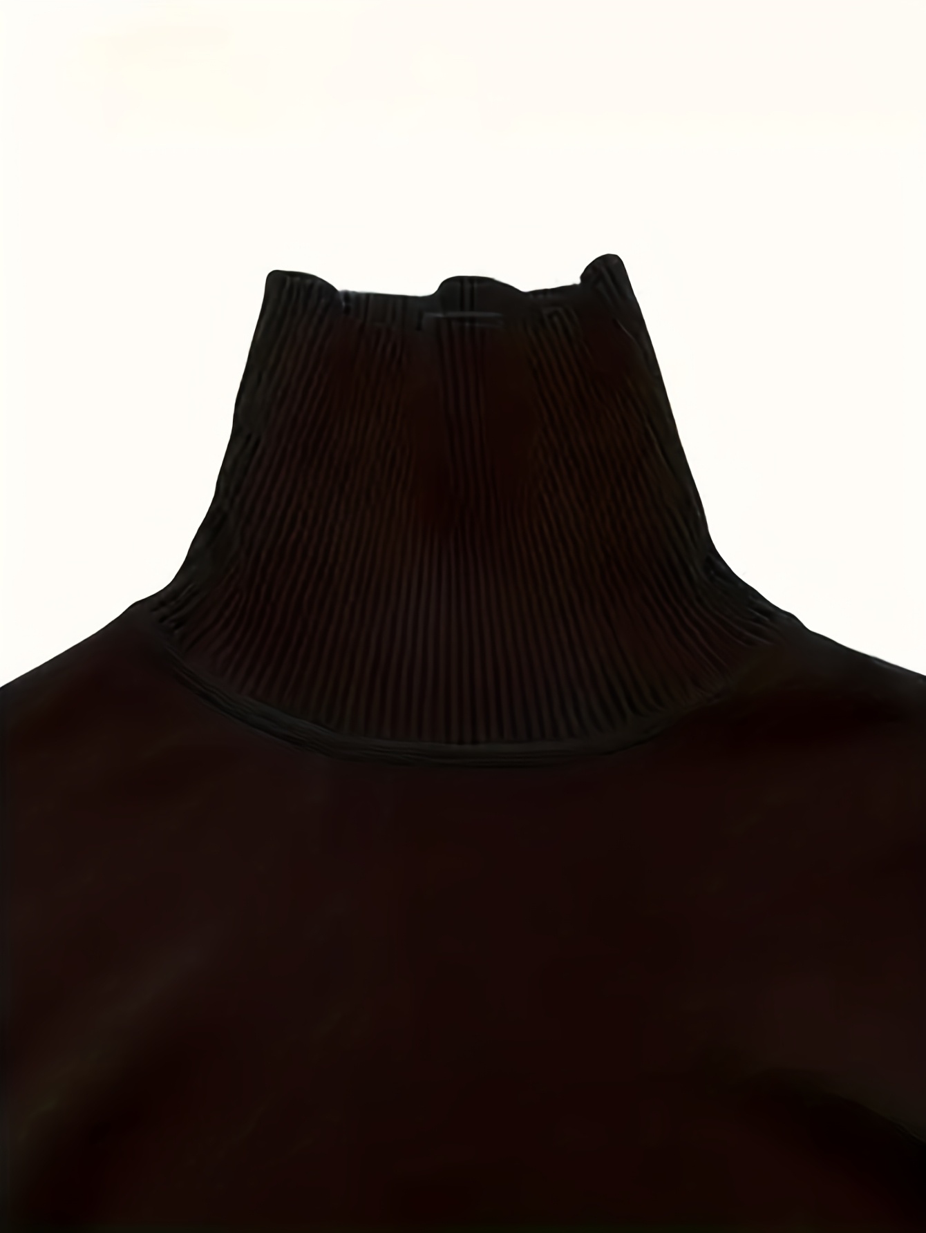 gefütterter winterpullover - dicker strickpullover mit   kragen, einfarbige warme oberbekleidung für ausflüge, handwaschbare wetterjacken (ohne gürtel,   stil) (2er-pack)
