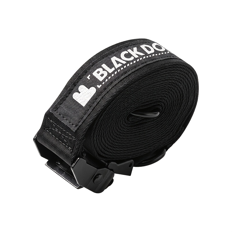 TEMU Heavy Duty Adjustable Tactical Guyline Strap, Printed Camping Lanyard, Tent Rope With Hooks, 130 Inch Extra Long Outdoor Strap, Durable For Tarp