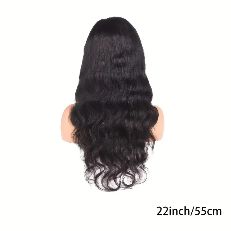 13x4 Natural Black Body Wave Hd Lace Front Wig For Women Real Hair 13x4 ...