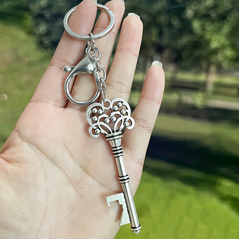 kmrii キーホルダー　ケムリ　キーチェーン 白系　y2k 00s　スカル y2k gothic skull crystal keychain punk metal charm wallet - Temu