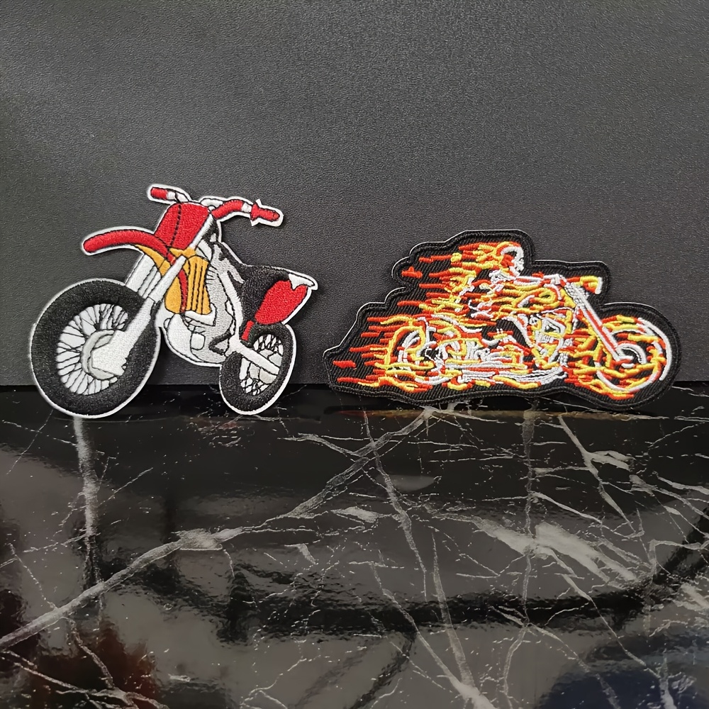 motorrad aufnäher stickerei Temu Deutschland