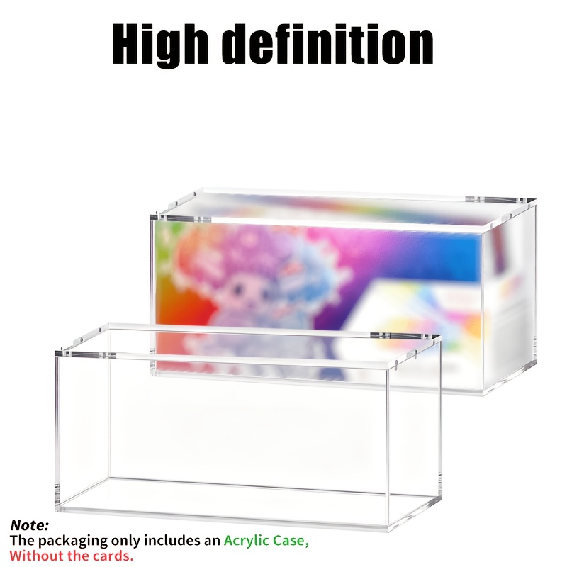 TEMU Boîte d' en acrylique transparent, compatible avec la boîte Prism Evolution , empilable, boîte de protection en acrylique de 5 mm d'épaisseur,