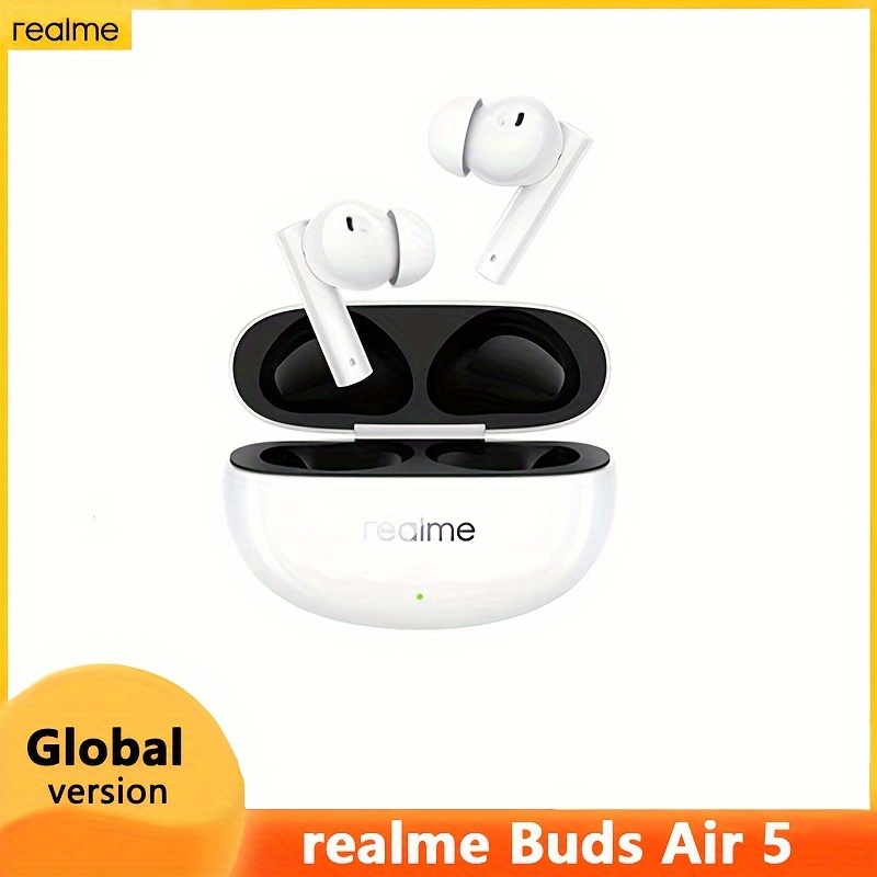 

Realme Buds Air 5 Tws Earphone Supports , 50db Active Noise Cancelling True Wireless, Wireless 5.3 Headset