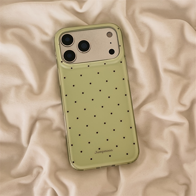 TEMU Coque de téléphone : Coque à pois colorés bonbon dopamine compatible avec iPhone 18/18 Pro/18 Pro Max, iPhone 17, iPhone 17 Pro Max, iPhone 17
