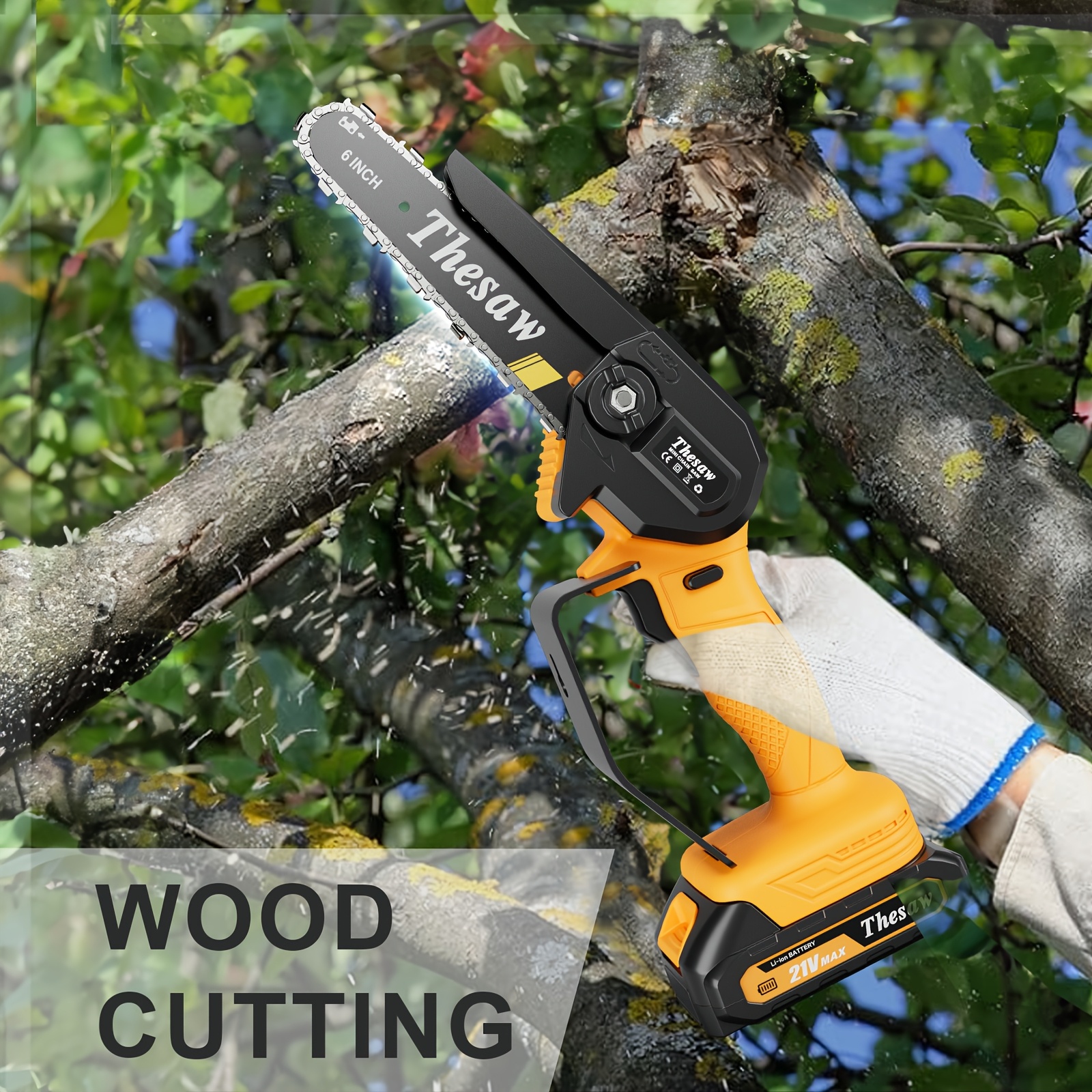 Cordless Mini Chainsaw Image 3