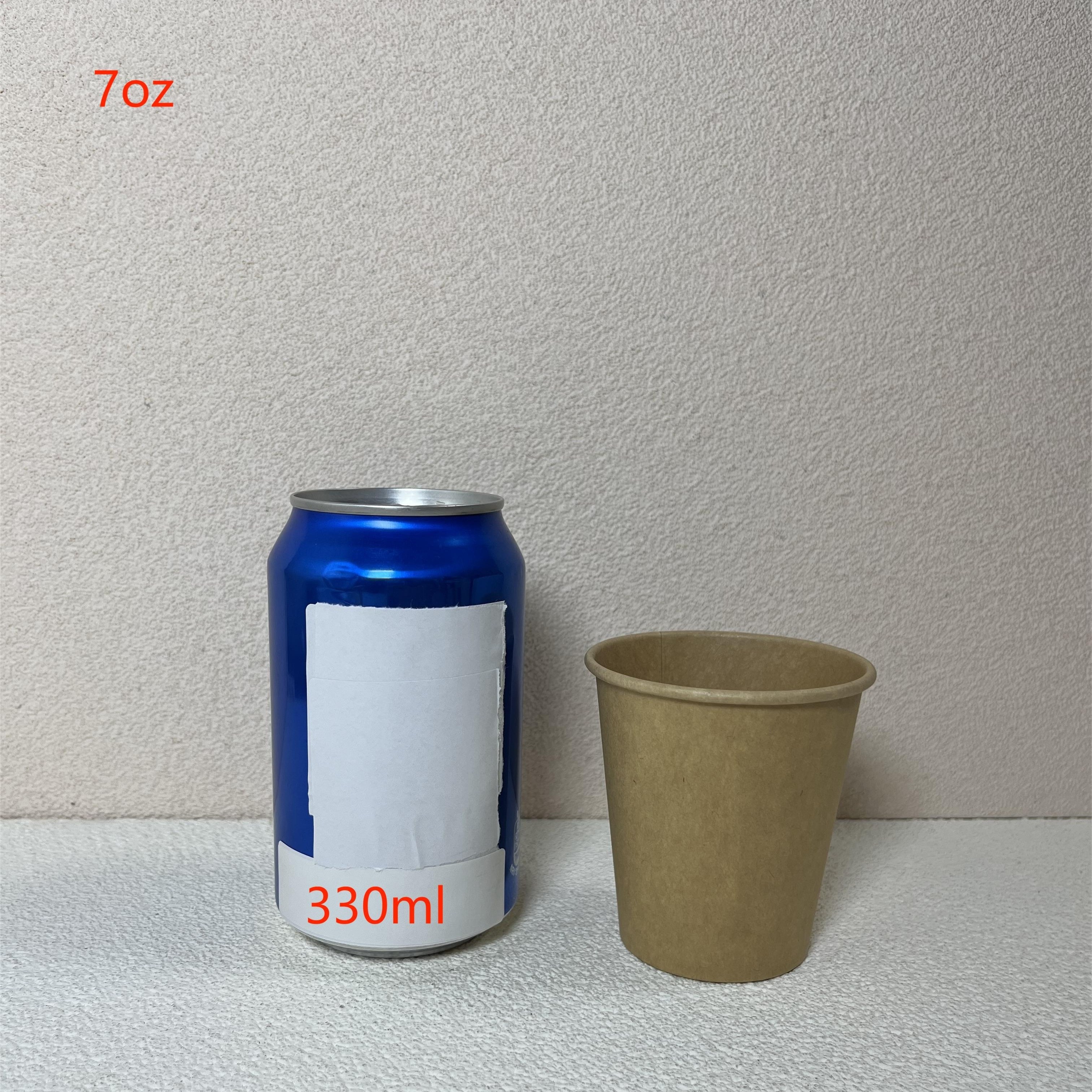 10 50pcs 7 8 oz thickened disposable paper cups kraft paper cups coffee cups milk tea cups coffee cups beverage cups food grade for birthday weddings holidays halloween christmas new year party supplies details 1