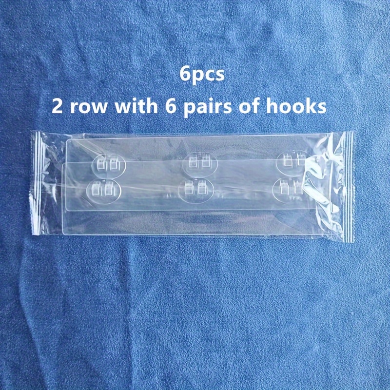 3/6pcs Shower Caddy Adhesive For Replacement, No Drilling Strong Transparent Self Adhesive Shower Shelves For Shower Caddy, Soap Holder, Bathroom Storage Shelves And Kitchen Racks, Utility Hooks