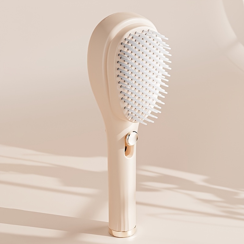 

Anti-static Scalp Massage Hair Brush - Gentle Detangling & Oil Control, Fluffy Styling Comb For Dry Hair