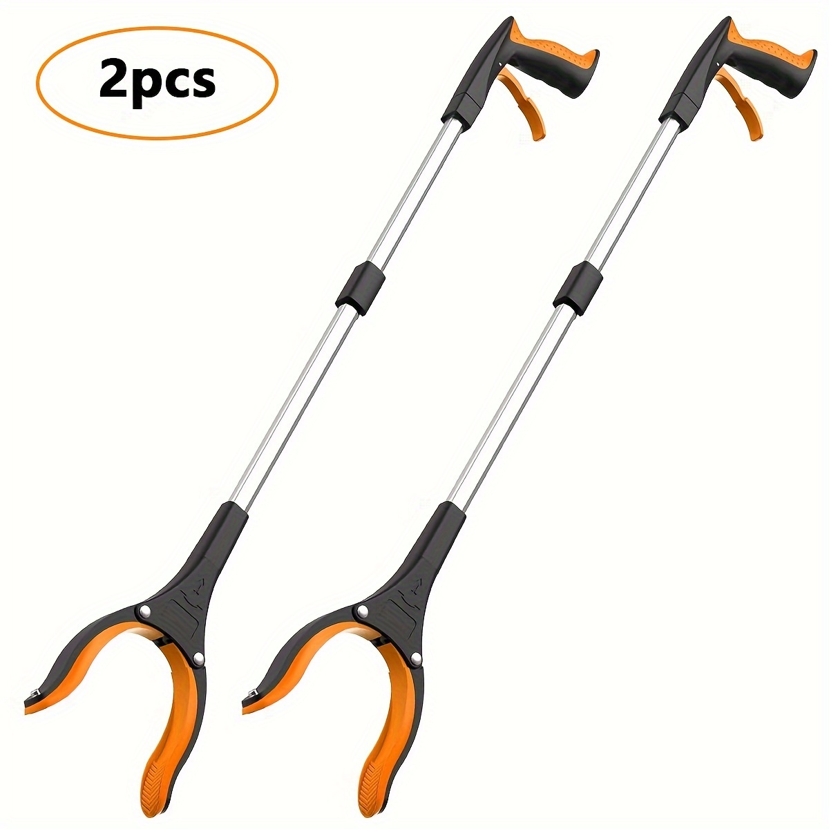 

Grabber Tool, 32" Foldable Grabber Pickup Tool With 360° Rotating Jaw & Magnetic Tip, Garbage Trash Picker Upper Grabber, Lightweight Grabbers For Seniors/elderly