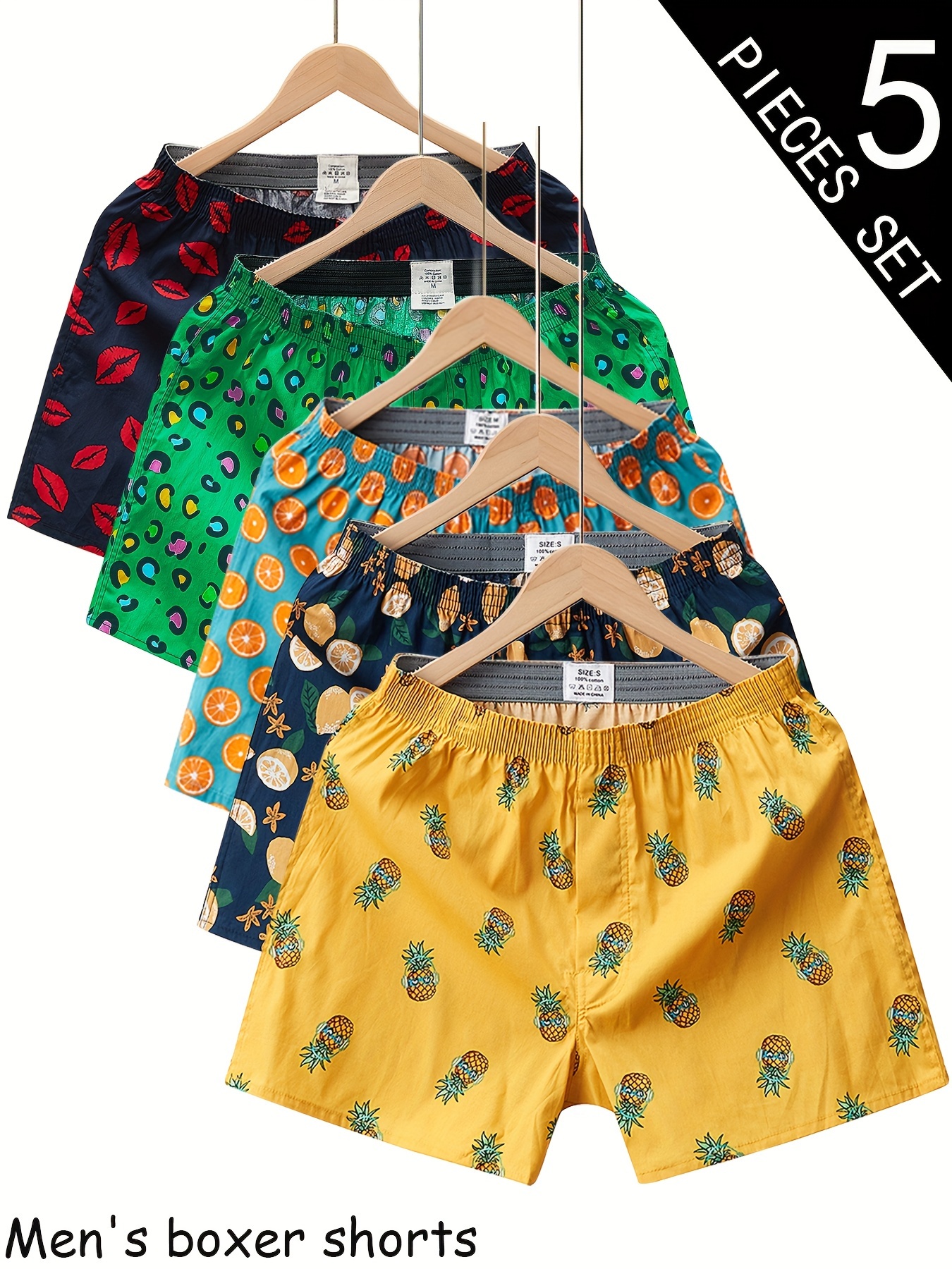 5pcs mens boxer briefs heavyweight non stretch underwear Temu Ghana