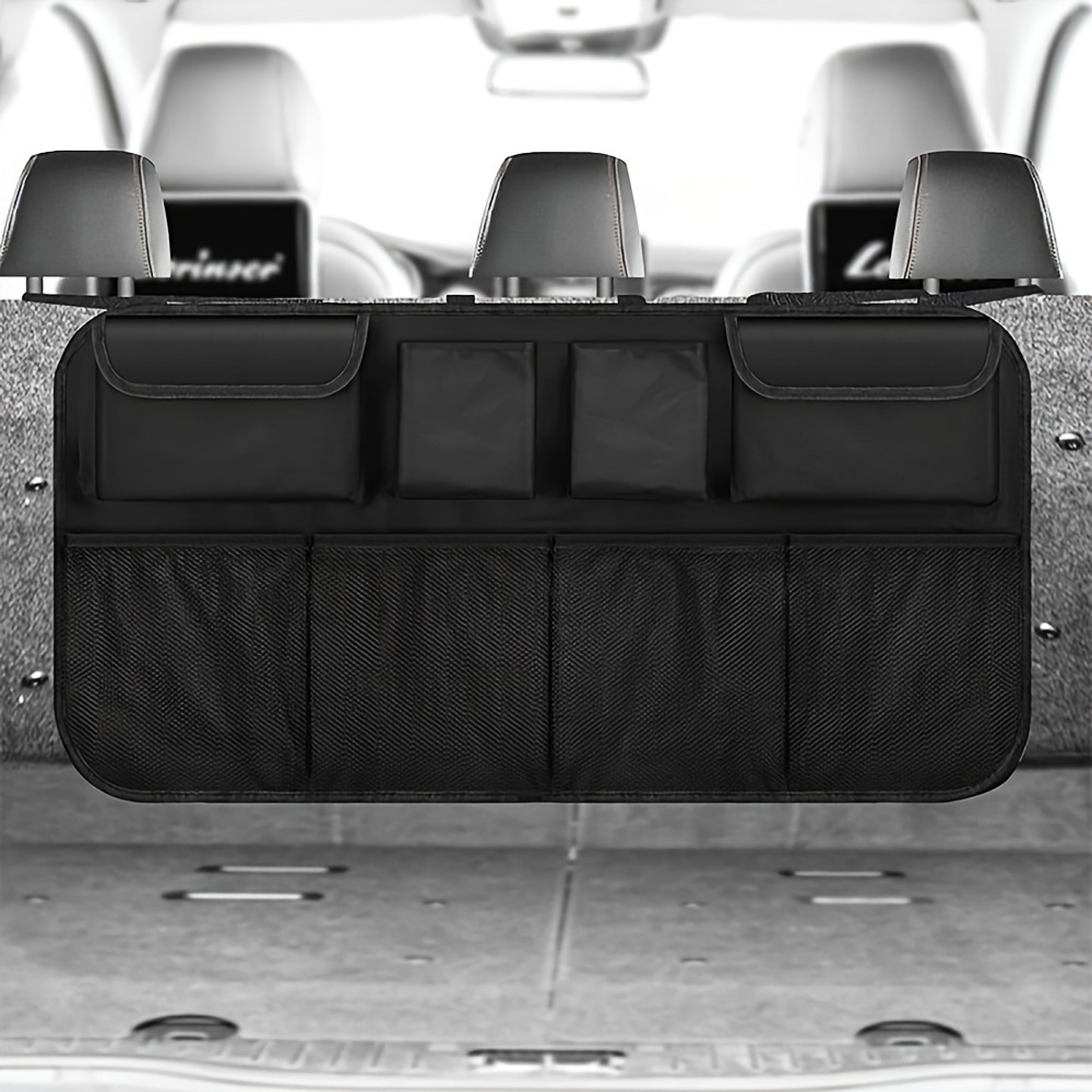 

Multifunctional Car Backseat Organizer, Auto Seat Back Hanging Storage Bag With 8 Pockets