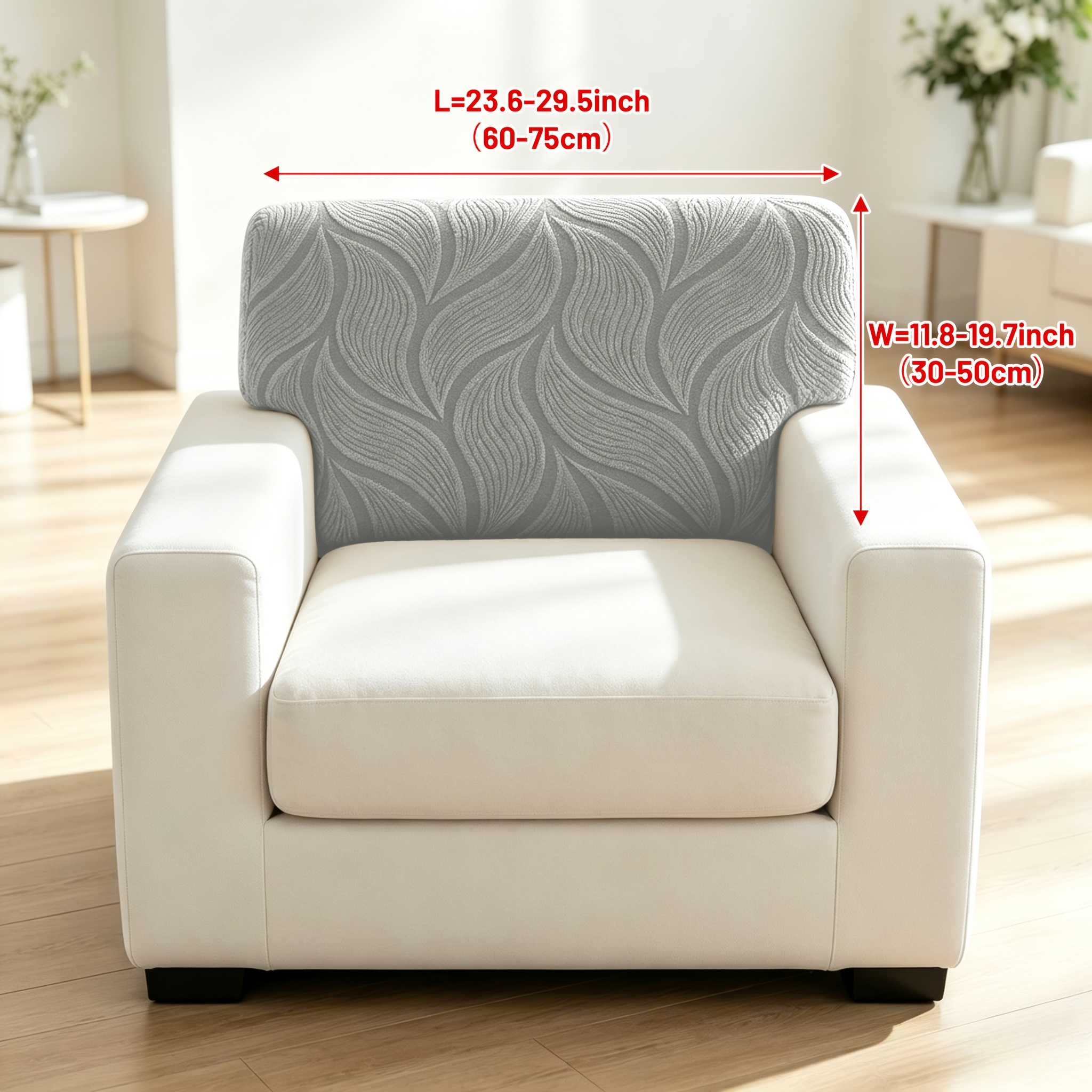 TEMU 1 pz Copridivano Elasticizzato a Forma di L, per a Forma di L, per , Protezione con Motivo a Foglie, Copridivano Antiscivolo in Tessuto Jacquard