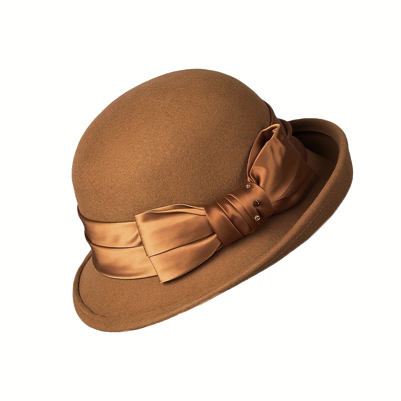 womens wool felt hat new style autumn winter 2024 french - Temu display picture 1