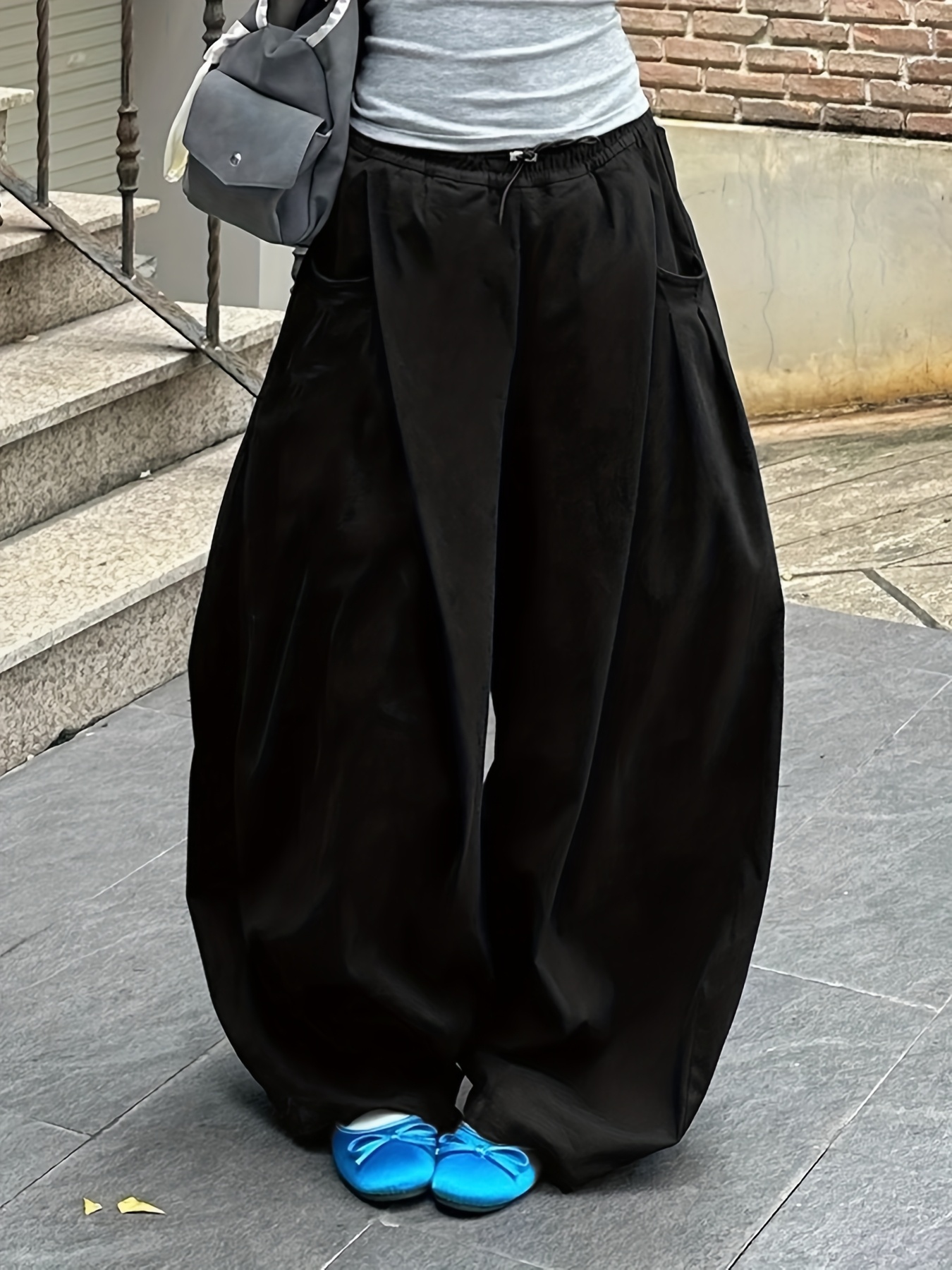 【BAON】[unisex] Wheden Summer Pintuck Balloon Wide Pants BAON】[unisex] Wheden Summer Pintuck Balloon Wide Pants