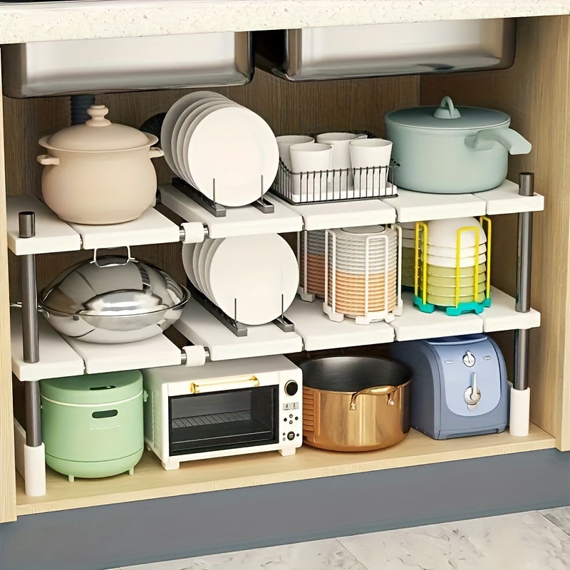 

Organizer - -saving Steel & Plastic For And Bathroom Cabinets