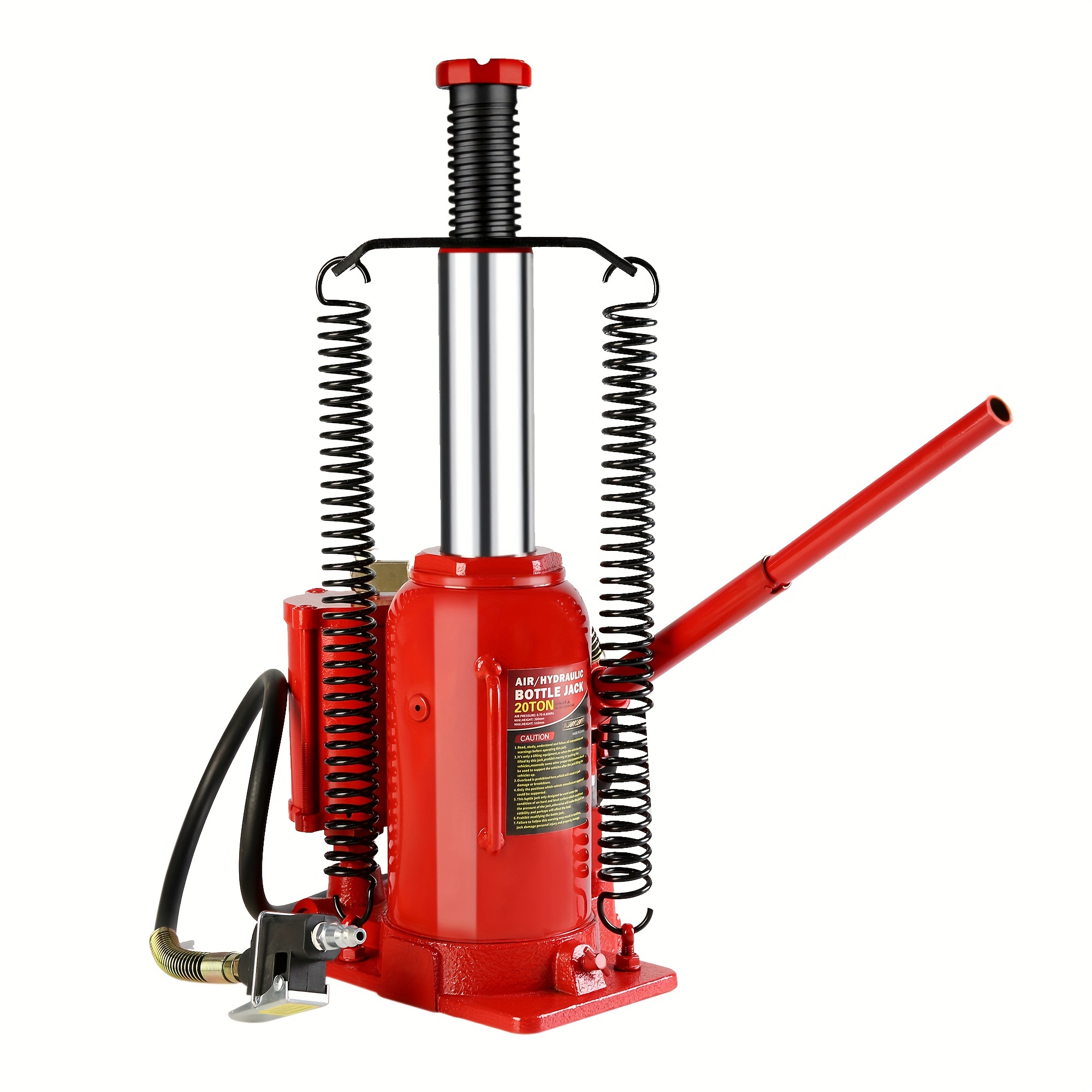 

Air Hydraulic Bottle Jack, With Manual Hand Pump Used For The Maintenance Of Automobiles, Agricultural Vehicles, , Mobile Machinery, And Heavy Equipment