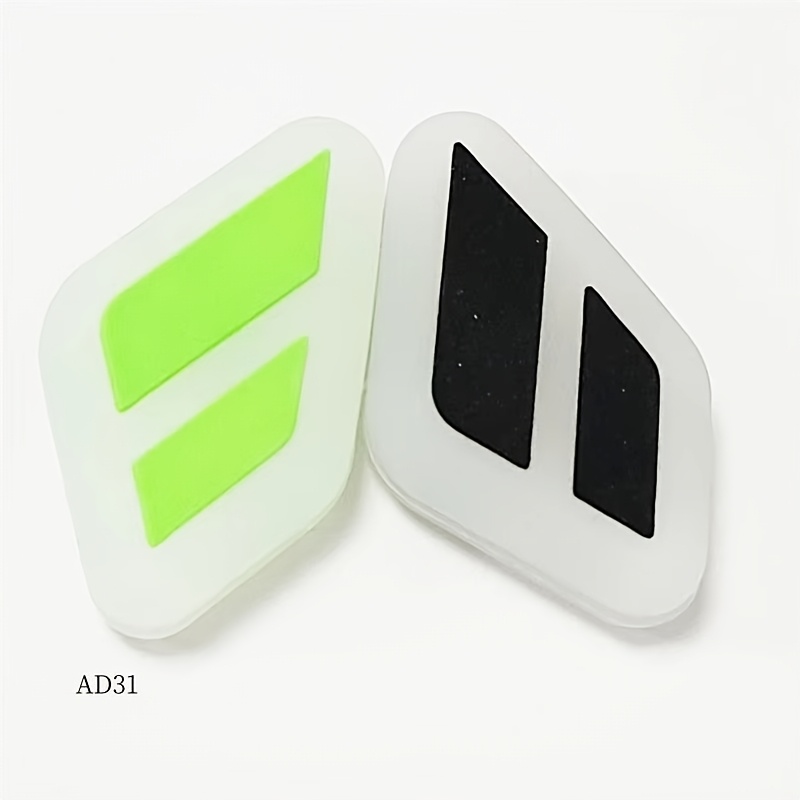 Set Di 6 Ammortizzatori Per Racchetta Da Tennis In Silicone – Antivibranti Colorati, 3x3x1 Cm, Antigomito, Adatti Per Tutti I Tipi Di Racchette