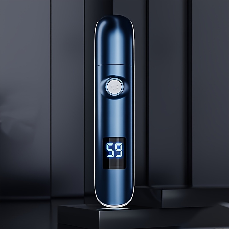 feiyba cordless ear nose hair trimmer for men women   double   design usb battery powered with   portable grooming tool for home use portable nose hair trimmer sleek metallic   Product details 9