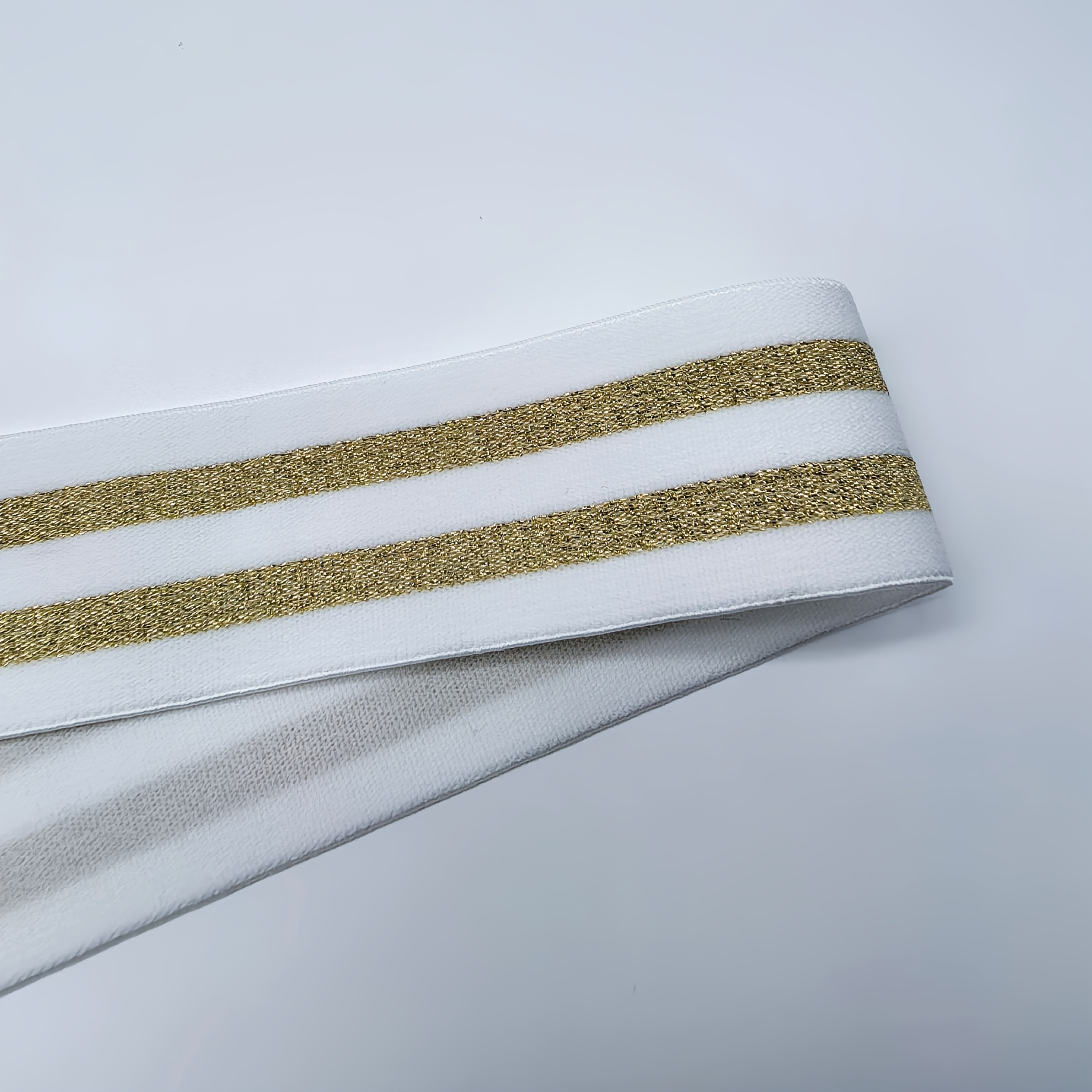 TEMU 1./64.8in/165cm - High-elastic Shiny Golden And Elastic Band, Width 40mm Durable Stretchable Flat Elastic Tape, Suitable For Garments, Handmade