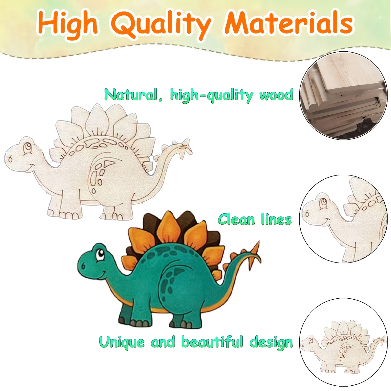 24pcs Kids Dinosaur DIY Craft Kit