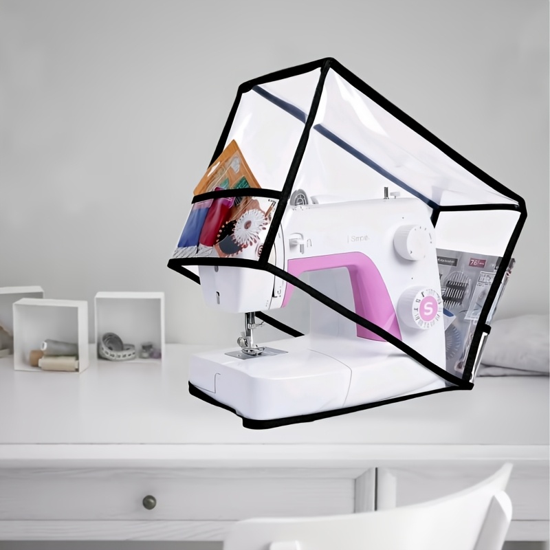 TEMU Sewing Machine Cover Dust Protector, Household Sewing Machine Cover, Dust Protector Cover Only, Sewing And Knitting Supplies, Sewing Machine