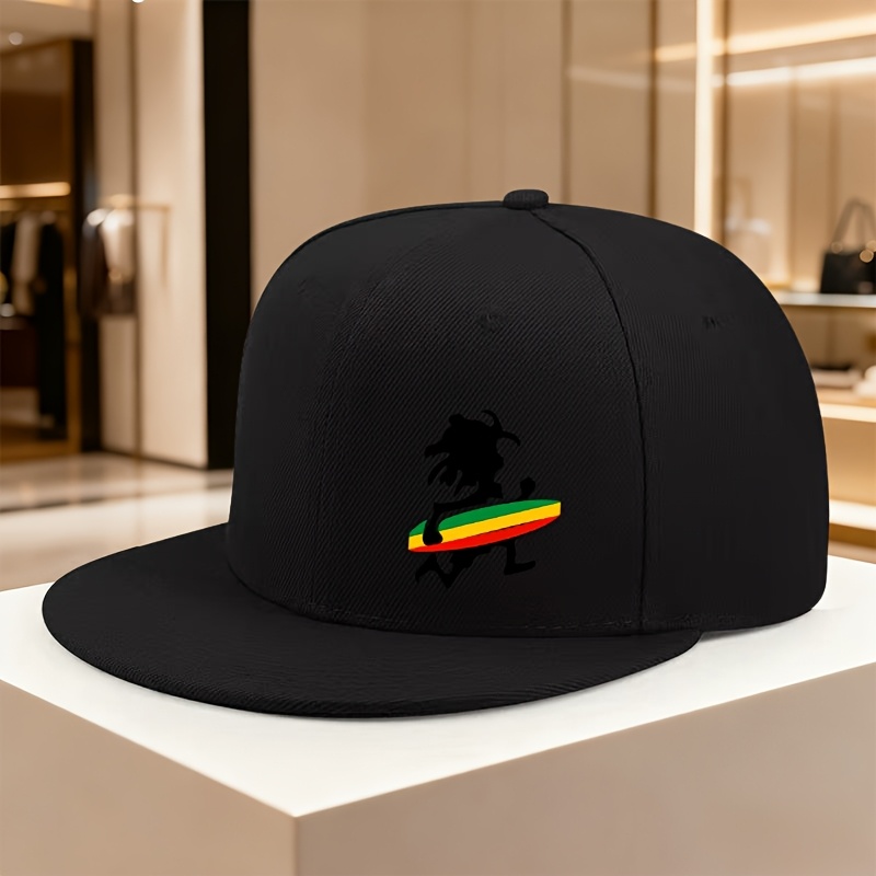 TEMU An Adjustable Hip-hop Hat Related To 'surfing', A Lightweight Printed Women's Hat, A '' Men's Sun Hat, Perfect As A Gift For Weddings, Parties,
