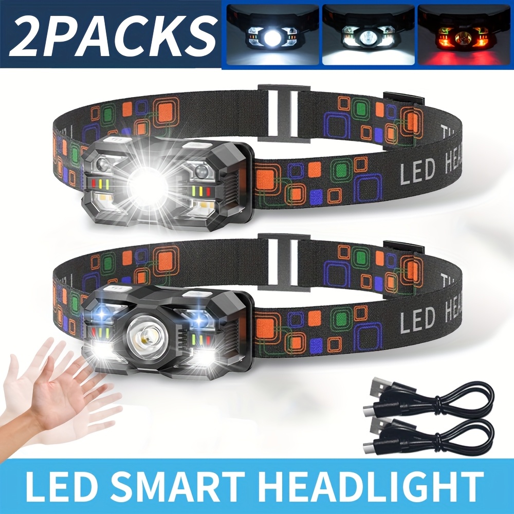 

2 Zl-009 New Induction Led Headlamps Strong Charging Long Range Home Headlamp