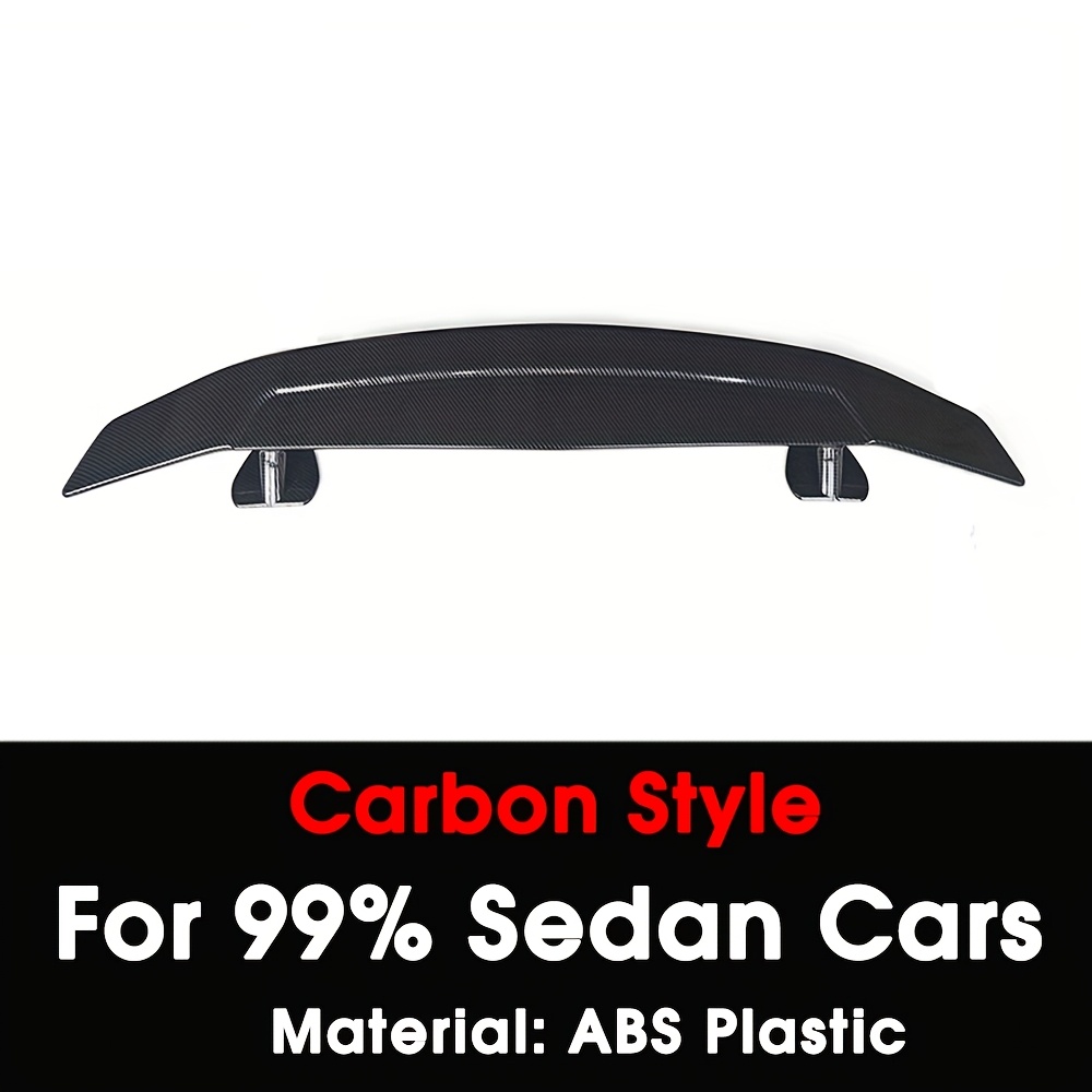 TEMU Three-car Universal Rear Spoiler Sports Style Trunk Spoiler Suitable For Sedans Coupes (aircraft Style)