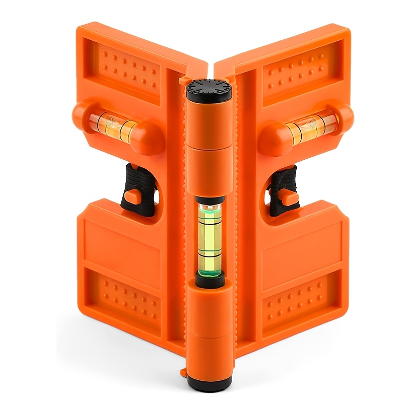 E-shop Ein magnetischer Pfostenwasserwaage mit 270° verstellbarem Design, einem Faltmechanismus und einer 90-Grad-Fähigkeit zur Ausrichtung von Pfosten