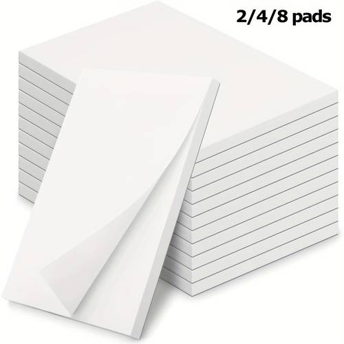 item picture note pads 4x6 inch 2 4 8 pack blank scratch pads for writing per memo pad for down white pad of paper for grocery shopping tear off notepad small notebook