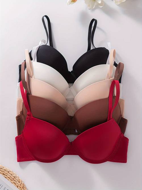 5pcs pack womens bras