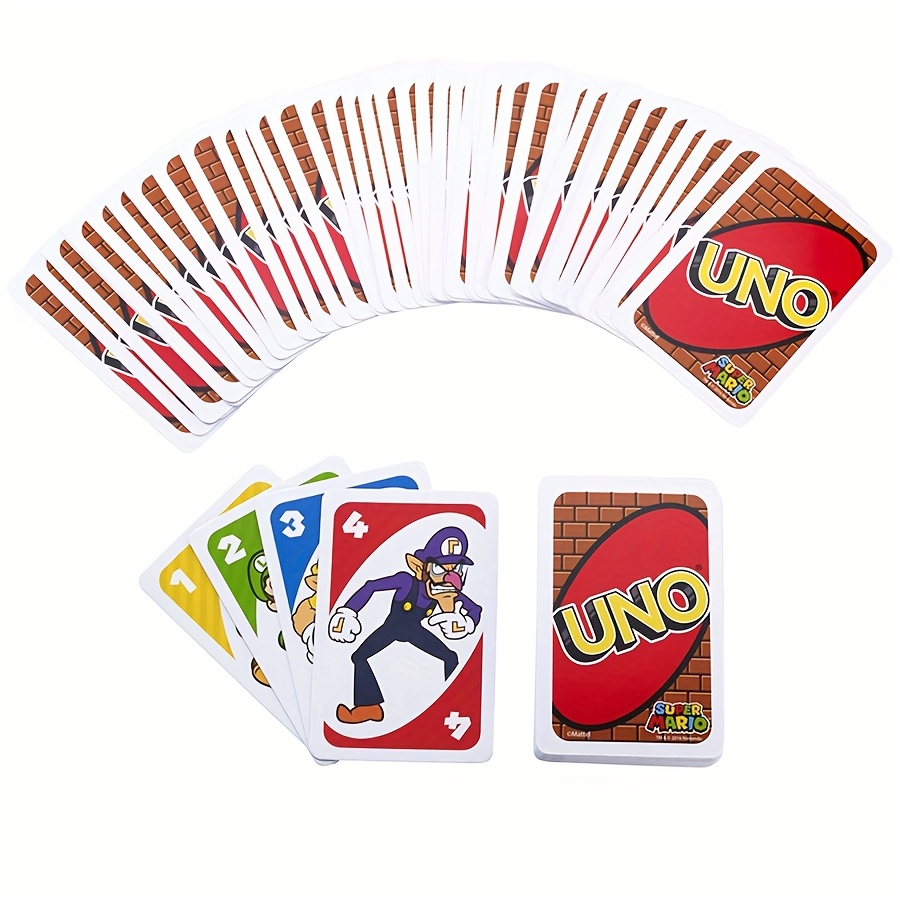 112 Mattel UNO Super Mario-kaarten