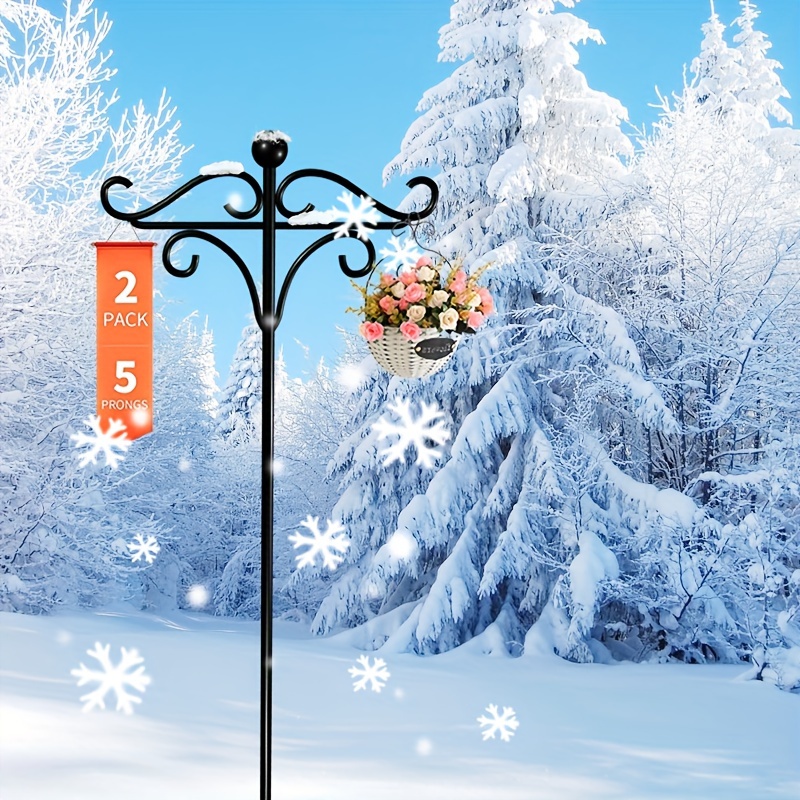 

New Shepherd Hook Outdoor Yard Decoration Garden Metal Rod Adjustable