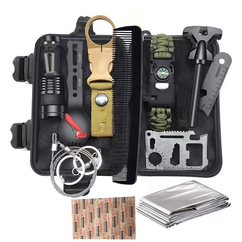 12in 1pc Outdoor Equipment Kits, Camping Essentials, New Portable Multi Tool, For Survival, Camping, Gifts For Men
