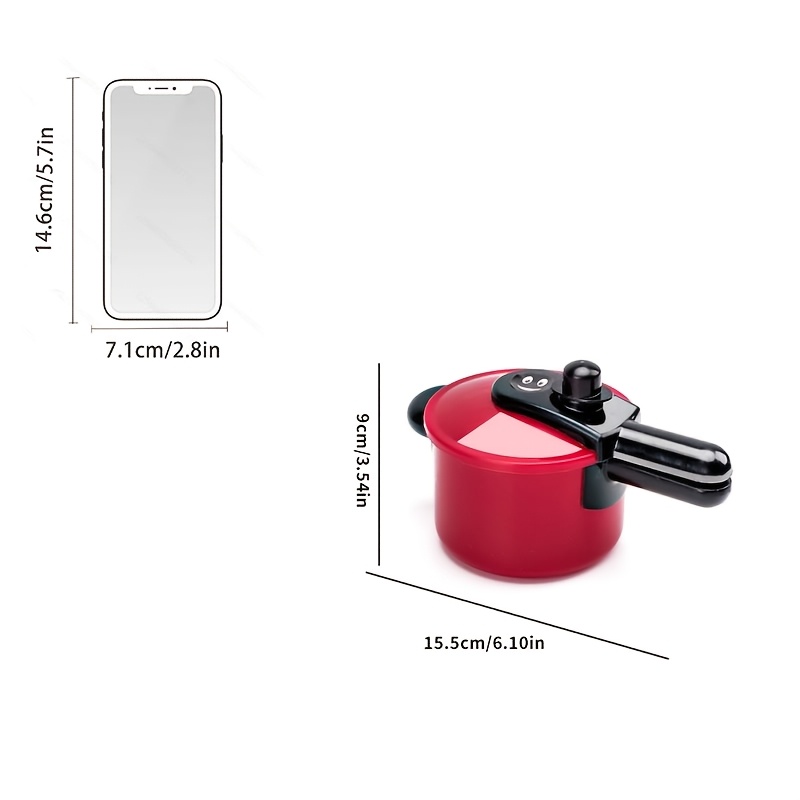 Rode mini-keuken speelgoedset