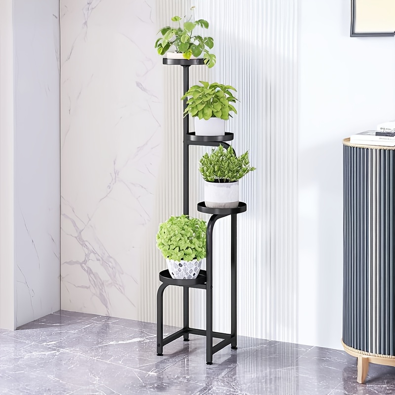 TEMU 四段式多肉植物ディスタンド、バルコニー専用プラントスタンド、屋内・屋外兼用