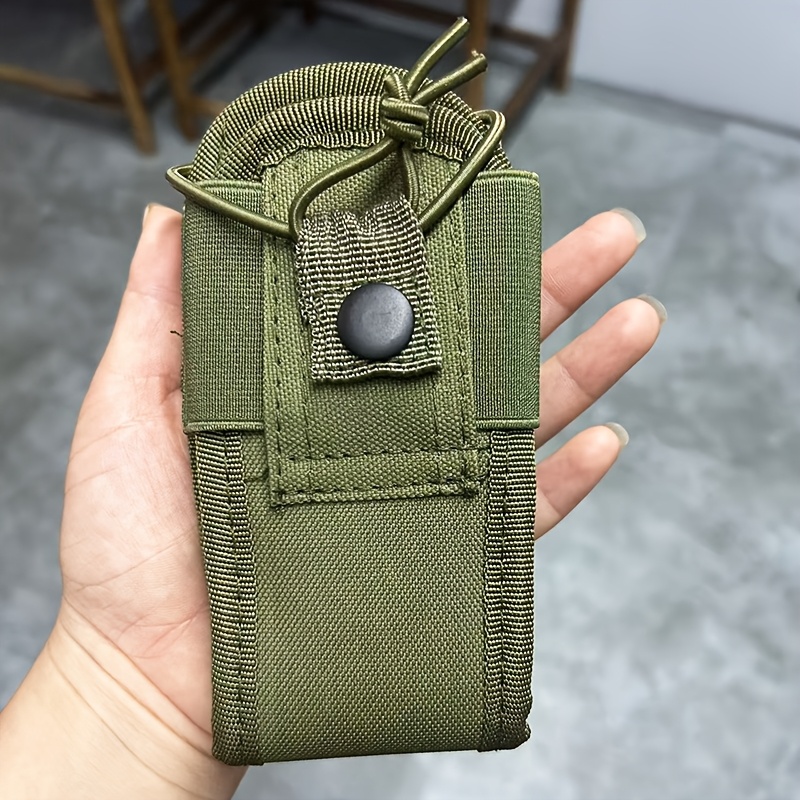 TEMU Borsa Walkie-Talkie da Esterno Multifunzionale Custodia per Telefono Tascabile Tattica Borsa da Cintura Custodia Borsa da Tavolo Portatile Borsa
