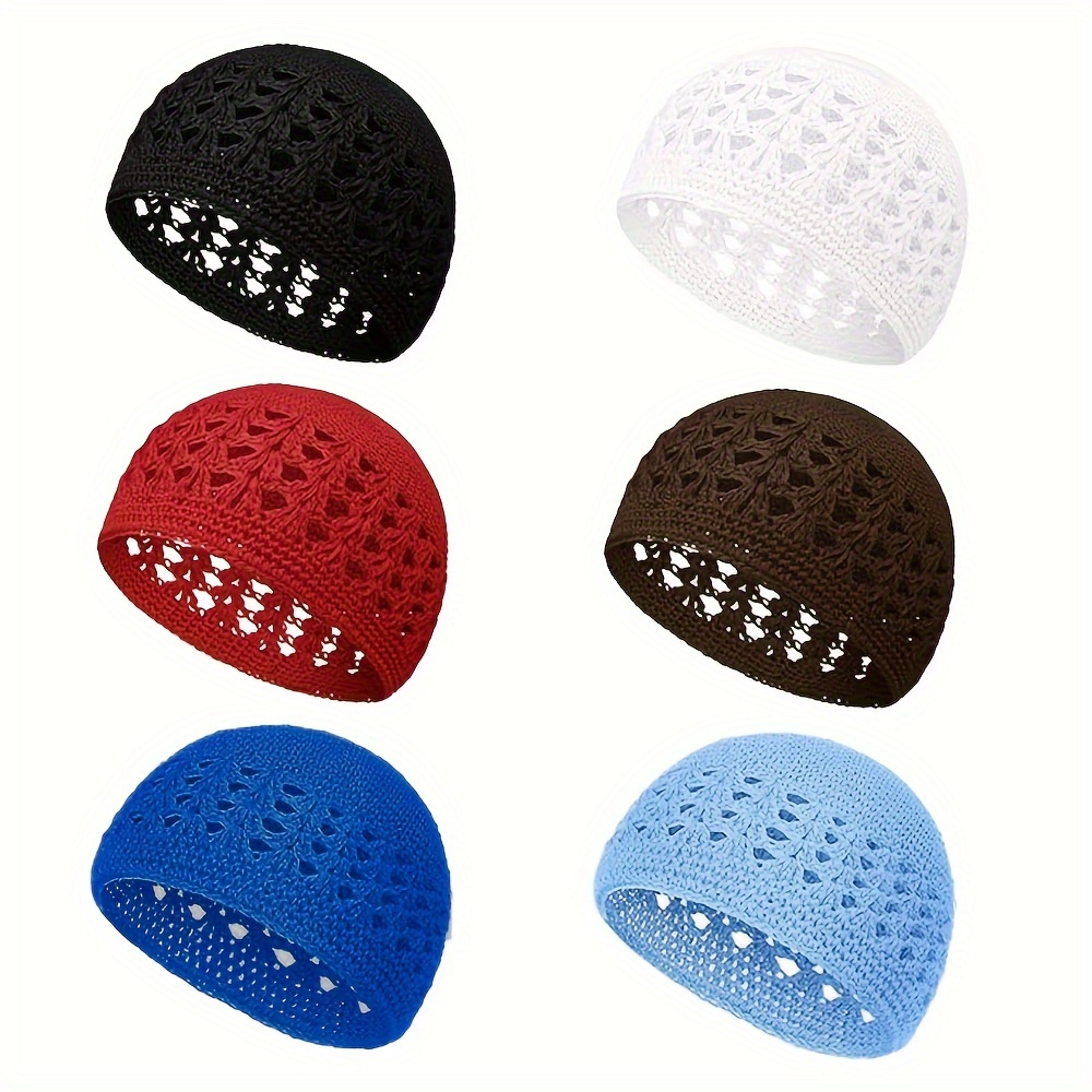 

6pcs Hat For Men And Women, Cap Crochet