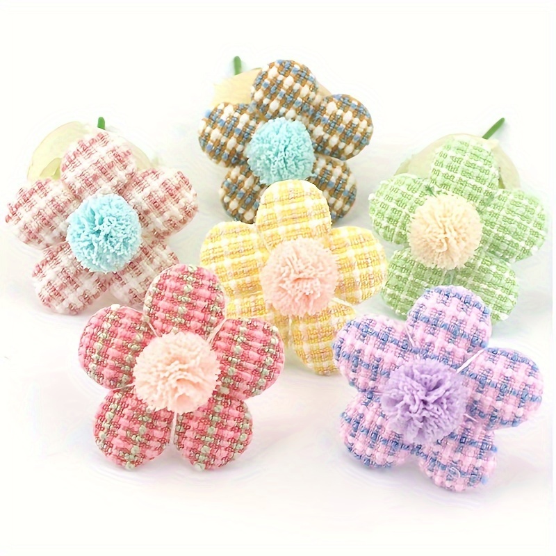 

20pcs Mixed Appliqués Pom For Diy , , , Clothes, And Bag Decorations, 3cm Sewing Craft Supplies