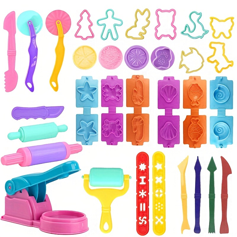 

22pcs Plasticine Model Mold Plasticine Tool Set For 3d Syringe Printer Mold Plasticine Model Tool Kit Watercolor Craft Toy Gift