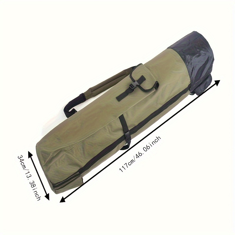 Sougayilang Fishing Rod Bag Canvas Rod Case Multi-function Fishing