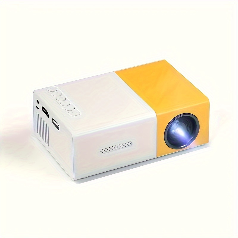 

Portable Mini Projector For Home Theater And Outdoor Movies - Hd Video Projector With Usb Interfaces And Remote Control