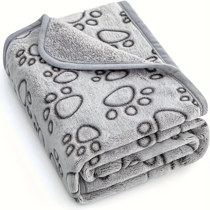 

Dog Blanket Washable, 40"x32" Cat Calming Blankets Throw For Medium Large Small Dogs, Puppy Dog Products Pet Dog Gifts (grey)