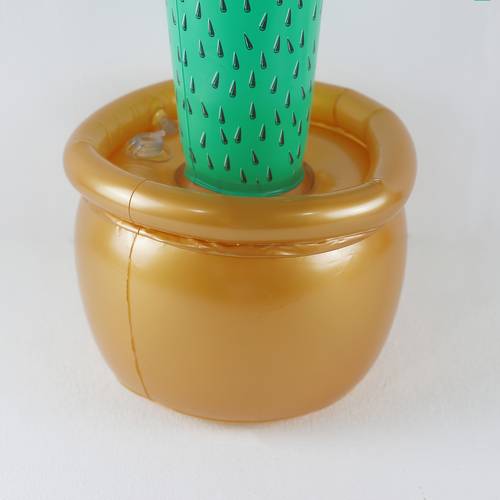 inflatable cactus pie photo booth props for halloween christmas and party decorations with water fillable base