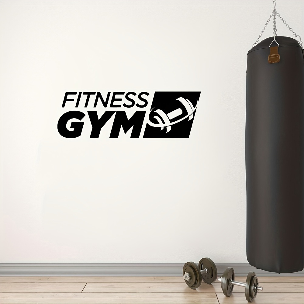 Removable Sticker Modern Art Gym Club Wall Stickers Fitness - Temu