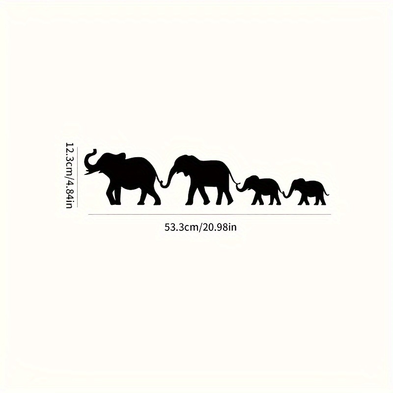 Wall Decal - & Peel Vinyl Sticker For Bedroom, Living Room, Entryway - Removable Animal Decor, Decorative , Animal Theme, Irregular Shape