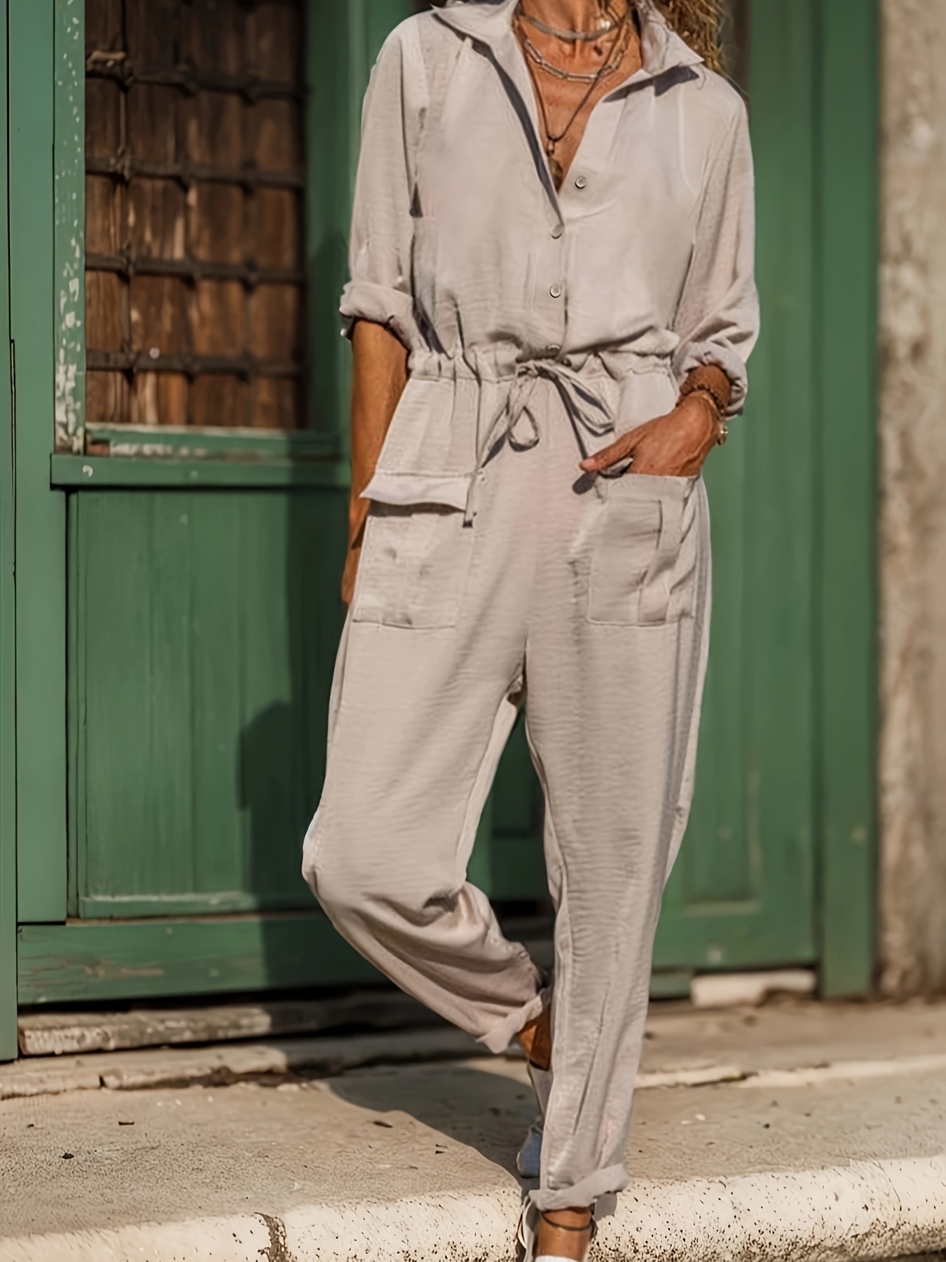 Wide Leg Denim Jumpsuit Women TrendOFT Jumpsuits For Women Casual